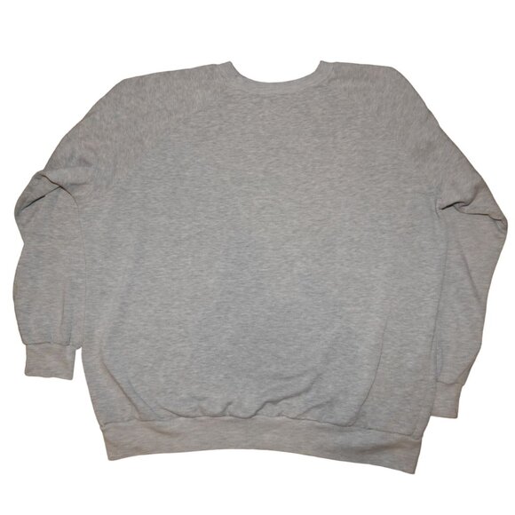 Vintage 1989-1994 Nike Swoosh Gray Label Crew Neck Pullover Sweatshirt Mens 2XLT - Picture 6 of 7